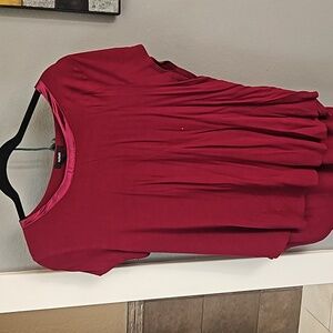 Alfani XL Maroon Blousy T-shirt